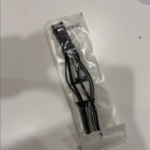 Black and Silver Apple Watch Band Zipper Bracelet